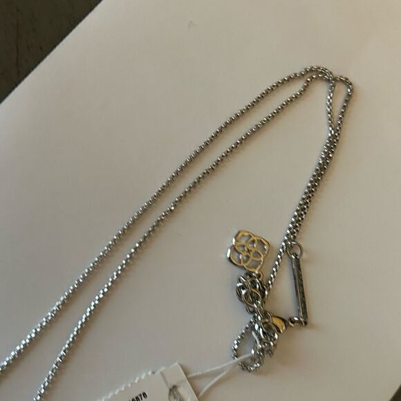Kendra Scott Leanor silver necklace NWT‎ - Picture 9 of 9